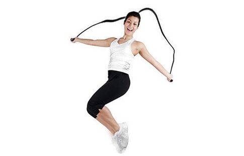 jumping rope exercises to lose weight in the abdomen and sides